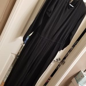Stunning Vintage black wool jumpsuit